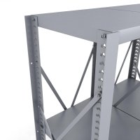 Stahlregal 2 Felder mit 3 Fachb�den