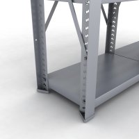 Stahlregal 2 Felder mit 4 Fachb�den