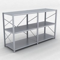 Stlhylla H: 120 x L: 205 x D: 60 cm