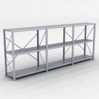 Stlhylla H: 120 x L: 305 x D: 40 cm