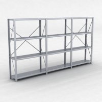 Stlhylla H: 160 x L: 305 x D: 30 cm