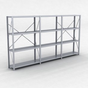 Stlhylla H: 160 x L: 305 x D: 30 cm