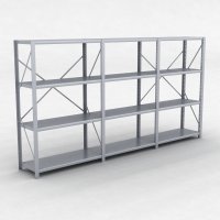 Stlhylla H: 160 x L: 305 x D: 40 cm