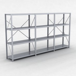 Stlhylla H: 160 x L: 305 x D: 40 cm