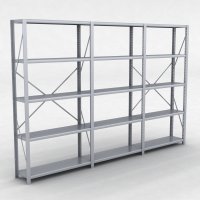 Stlhylla H: 200 x L: 305 x D: 30 cm