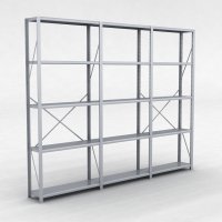 Stlhylla H: 240 x L: 305 x D: 30 cm