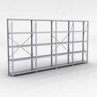 Stlhylla H: 200 x L: 405 x D: 30 cm