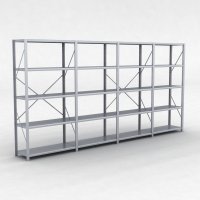 Stlhylla H: 200 x L: 405 x D: 40 cm