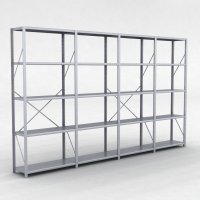 Stlhylla H: 240 x L: 405 x D: 40 cm