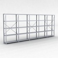 Stlhylla H: 200 x L: 505 x D: 30 cm