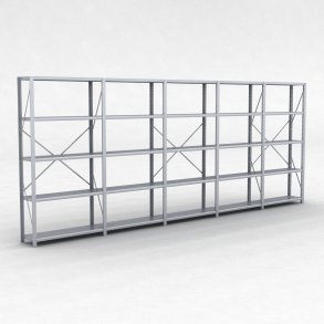 Stlhylla H: 200 x L: 505 x D: 30 cm