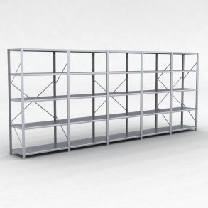 Stlhylla H: 200 x L: 505 x D: 50 cm