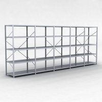 Stlhylla H: 200 x L: 505 x D: 60 cm