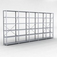 Stlhylla H: 240 x L: 505 x D: 40 cm