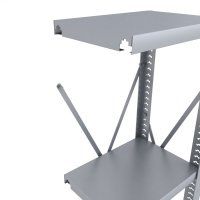 Stahlregal Anbaufeld mit 3 Fachb�den