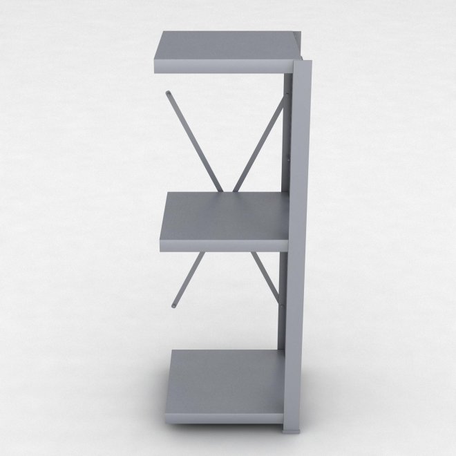 Stahlregal Anbaufeld mit 3 Fachb�den