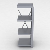 Stahlregal Anbaufeld mit 4 Fachb�den