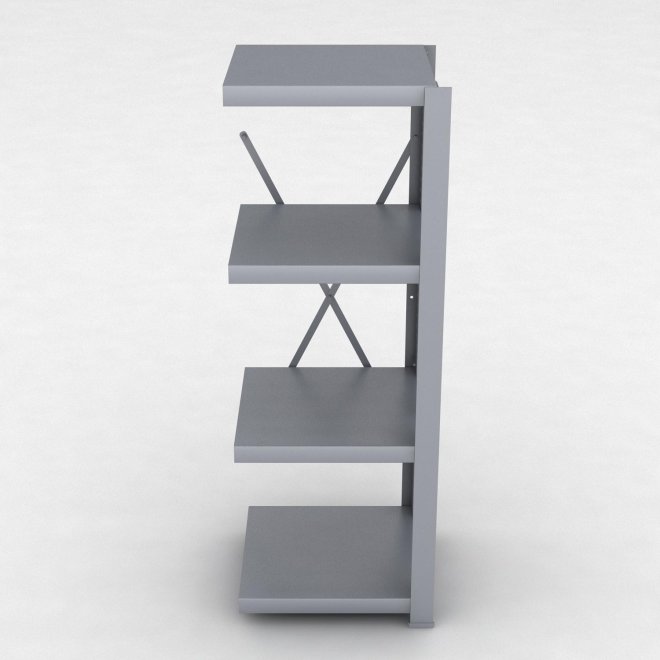 Stahlregal Anbaufeld mit 4 Fachb�den