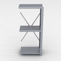 Stahlregal Anbaufeld mit 3 Fachb�den