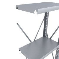 Stahlregal Anbaufeld mit 3 Fachb�den