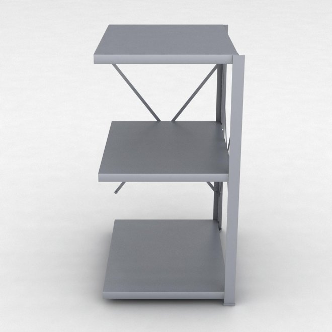 Stahlregal Anbaufeld mit 3 Fachb�den