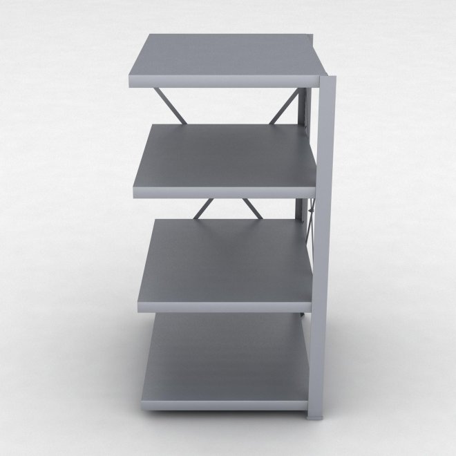 Stahlregal Anbaufeld mit 4 Fachb�den