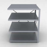 Stahlregal Anbaufeld mit 4 Fachb�den