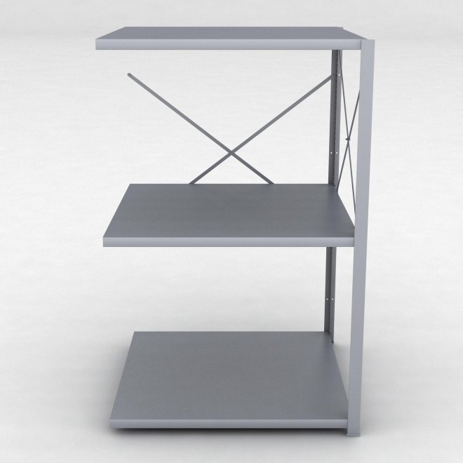 Stahlregal Anbaufeld mit 3 Fachb�den