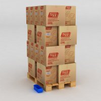 1 Palette mit 480 Sichtboxen mit Etikettenhalter