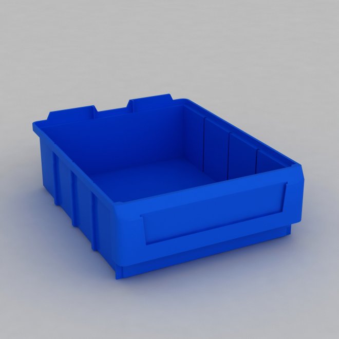 1 Karton mit 10 Sichtboxen mit Etikettenhalter