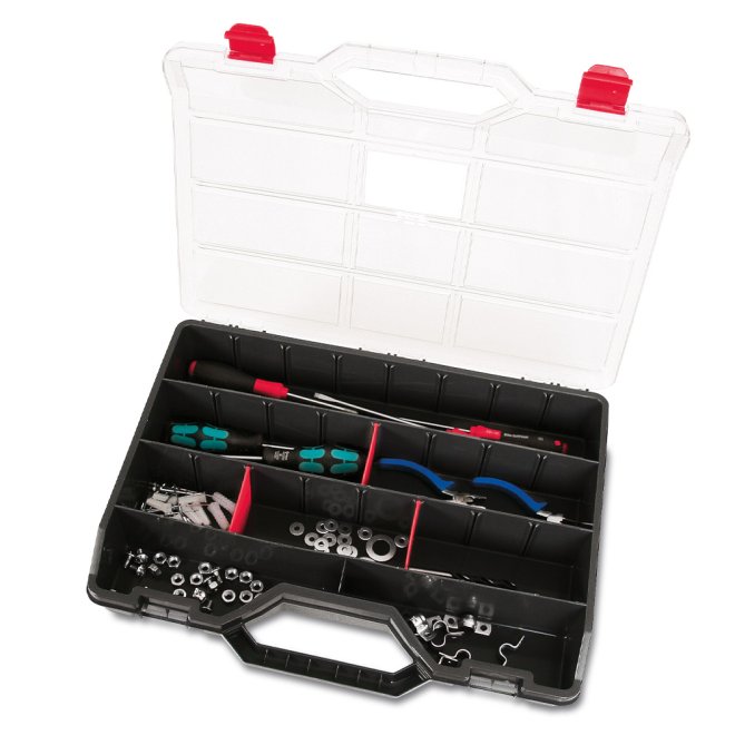 Verktygsl�da med 21 l�stagbara insatser