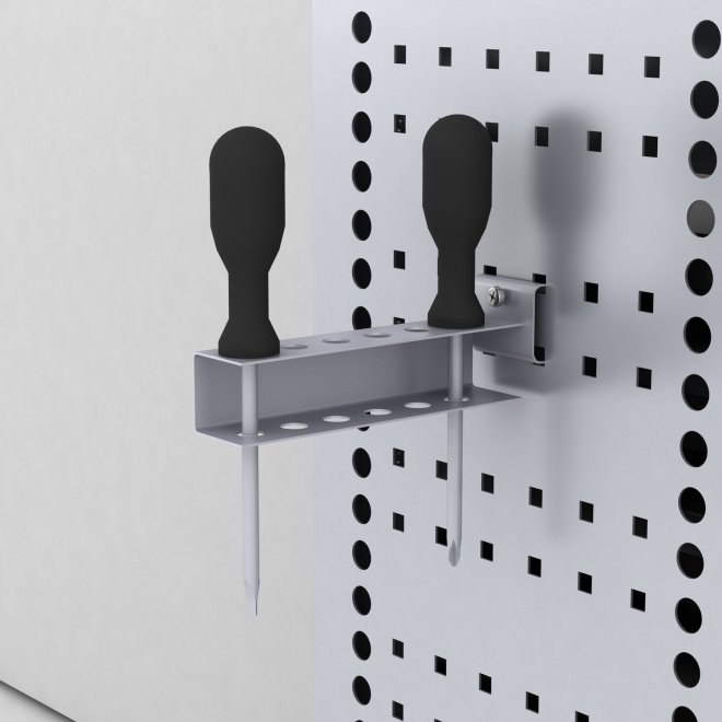 Werkzeughaken mit 6 Löcher, Ausleger