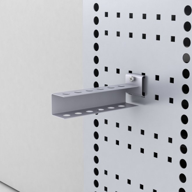 Werkzeughaken mit 6 Löcher, Ausleger