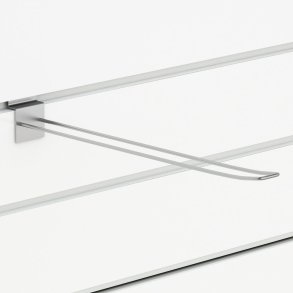 Doppelhaken für gerillte Wand