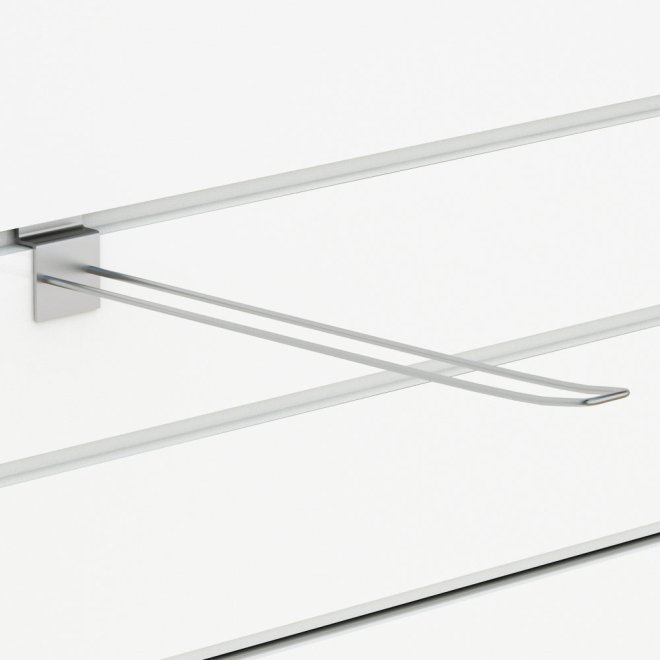 Doppelhaken für gerillte Wand