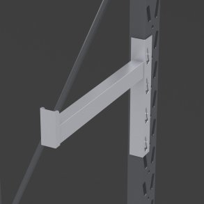 Arm fr leichtes Kragarmregal rechtsseitig mit Endanschlag