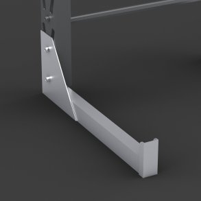 Fu fr leichtes Kragarmregal einseitig, links