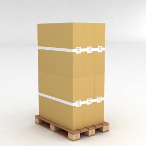 1 palle med 192 Sorteringslda med etiketthllare: L: 50 x B: 11.7 x H: 9 cm