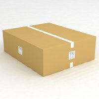 1 Karton mit 24 Regalboxen mit Etikettenhalter