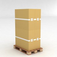 1 Palette mit 96 Regalboxen mit Etikettenhalter