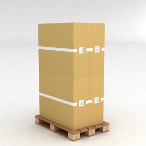 1 Palette mit 96 Regalboxen mit Etikettenhalter