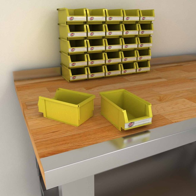 (Restvare) Plukkasse i gul