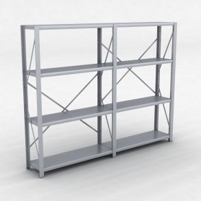 Stlhylla H: 160 x L: 205 x D: 30 cm