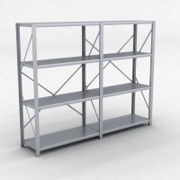 Stlhylla H: 160 x L: 205 x D: 40 cm