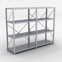 Stlhylla H: 160 x L: 205 x D: 50 cm