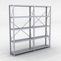 Stlhylla H: 200 x L: 205 x D: 30 cm