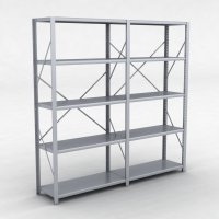 Stlhylla H: 200 x L: 205 x D: 40 cm