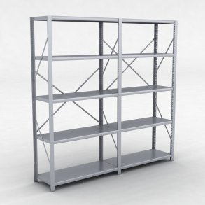 Stlhylla H: 200 x L: 205 x D: 40 cm