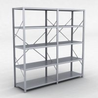 Stlhylla H: 200 x L: 205 x D: 50 cm