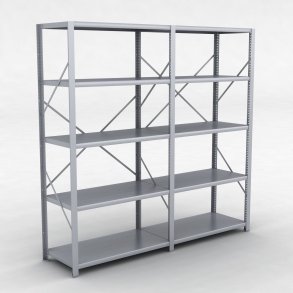 Stlhylla H: 200 x L: 205 x D: 50 cm